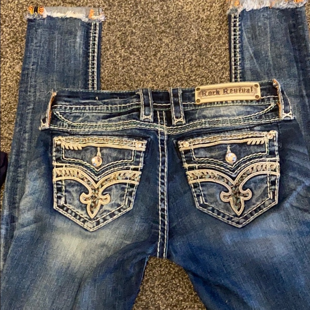 Rock revival skinny jeans